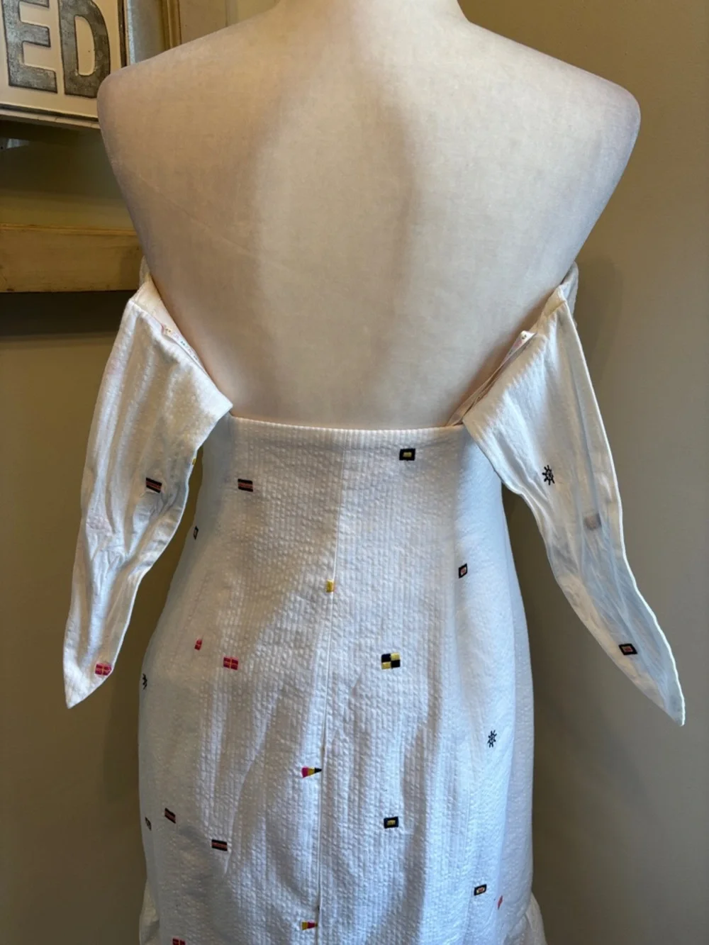 Lilly Pulitzer Franco Regatta Embroidery Nautical Flags Strapless Dress NWT - Picture 11 of 15